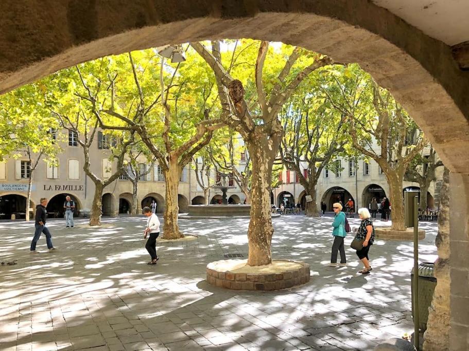 La Dame De Flaux Appartement Uzès Buitenkant foto